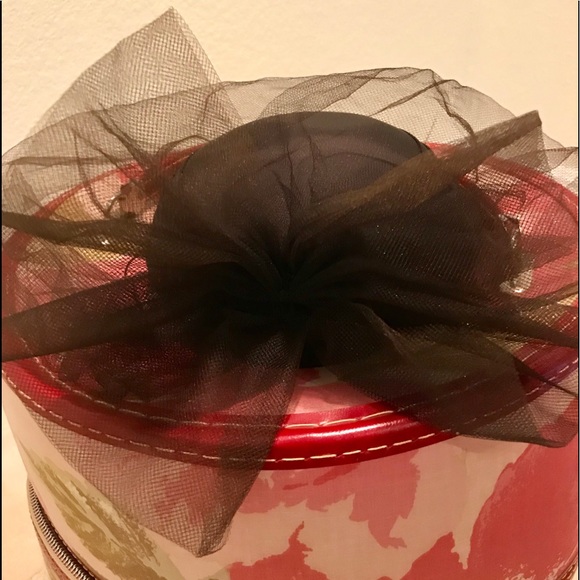 ❤️ Black vintage oval-shaped hat - Picture 6 of 6